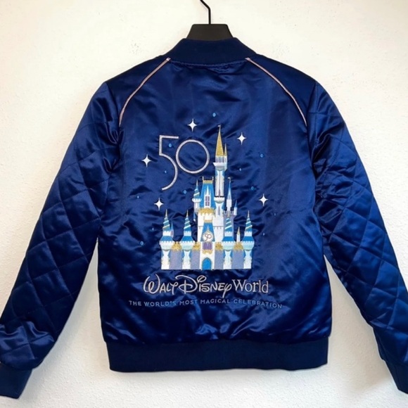 Disney Jackets & Blazers - Walt Disney World 50th Anniversary Bomber Jacket